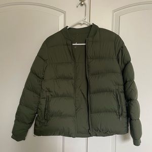 Lululemon Green Puffer Jacket